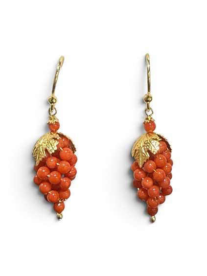 Orecchini Mandile 1922 Donna Coralli in Argento Corallo 2MORC26 - 2MORC26